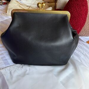 Coach Large Kisslock bag Black